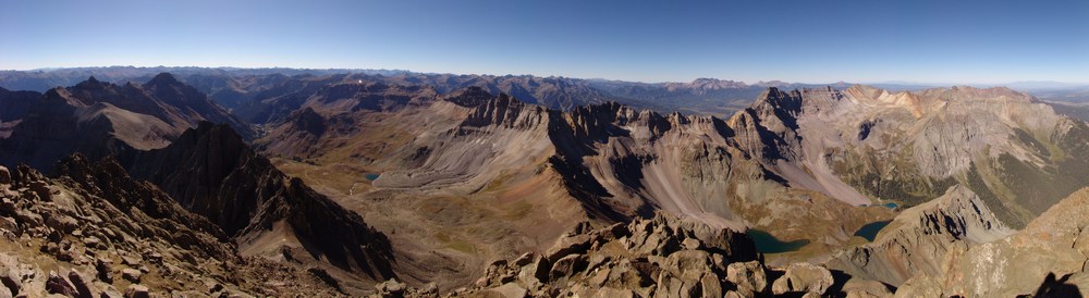 Mount Sneffels Summit Pano